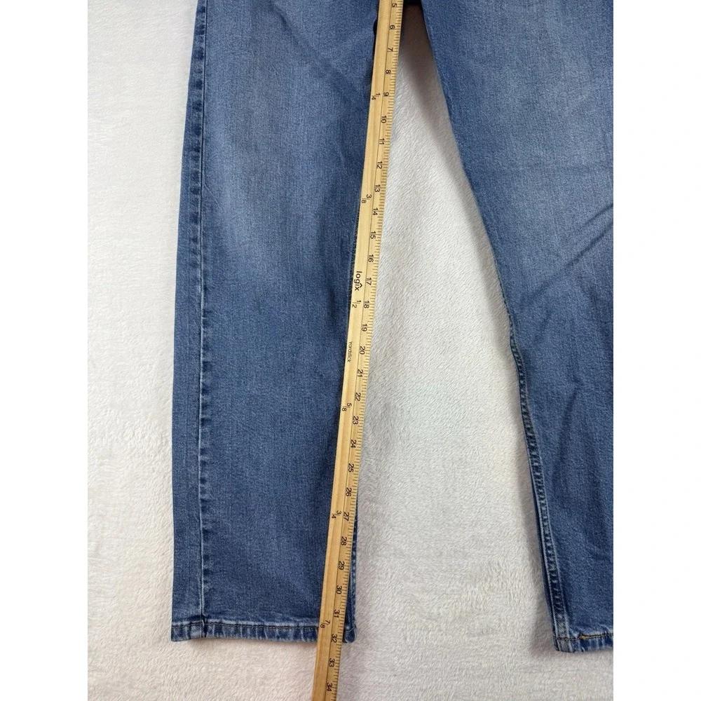 Levi's 505 Regular Fit Jeans 36x32 Blue Denim Straight Leg‎ Mens